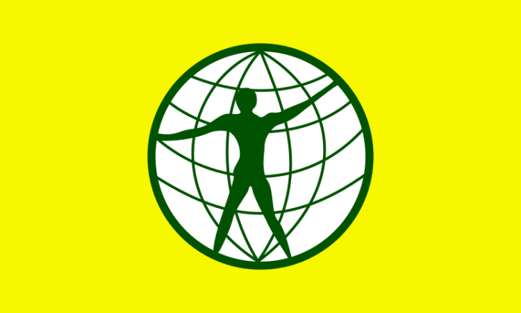 vlag wereldburger